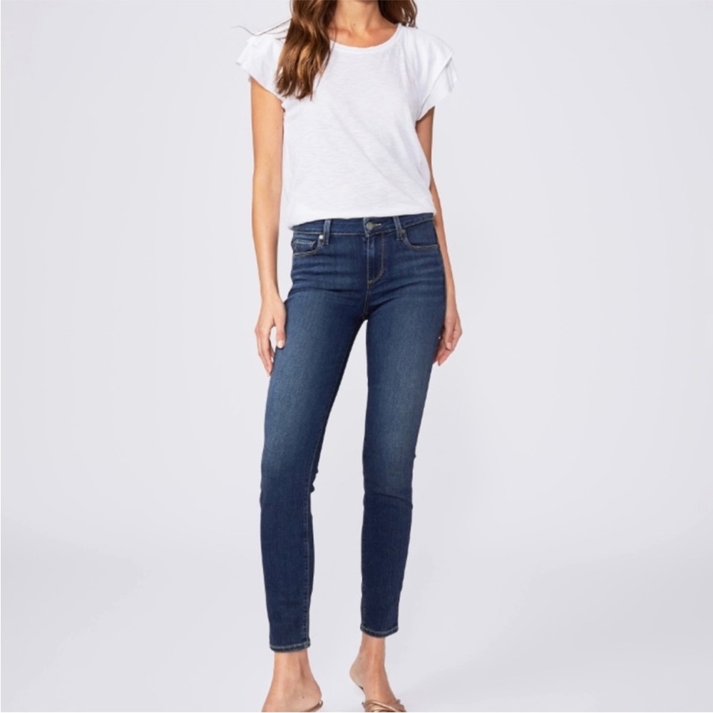 PAIGE DENIM CO. • Verdugo Ankle Jeans - Blue Denim - Size 27